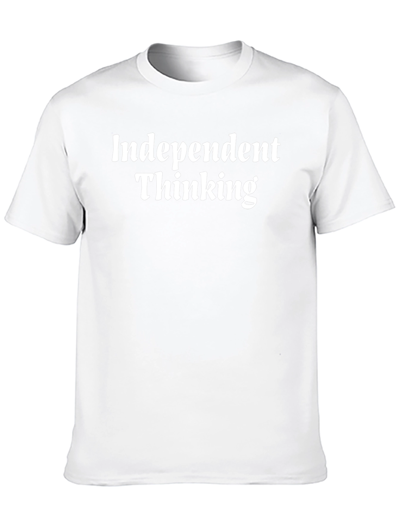 Independent Thinking Black Graphic Tee