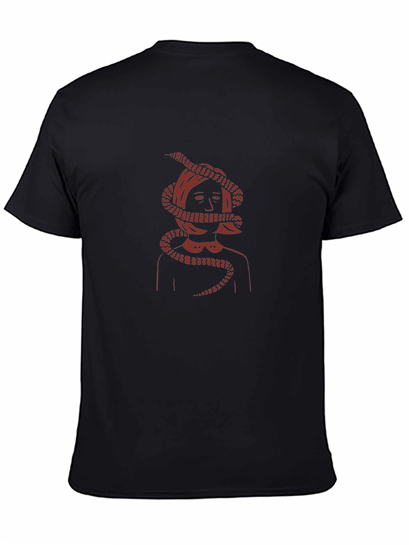 Serpents Embrace Graphic Tee - Dark Aesthetic