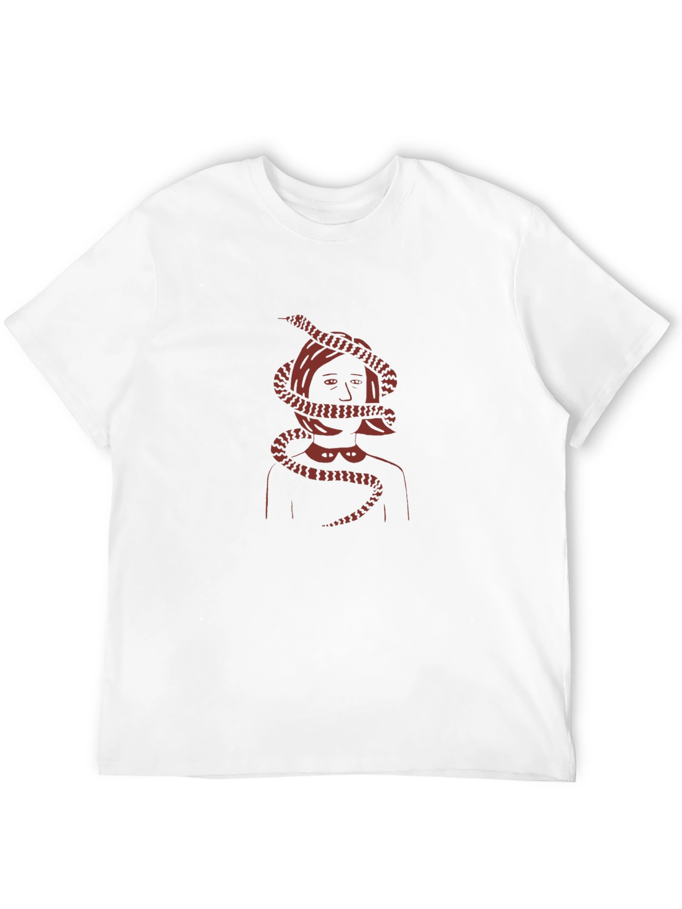 Serpents Embrace Graphic Tee - Dark Aesthetic