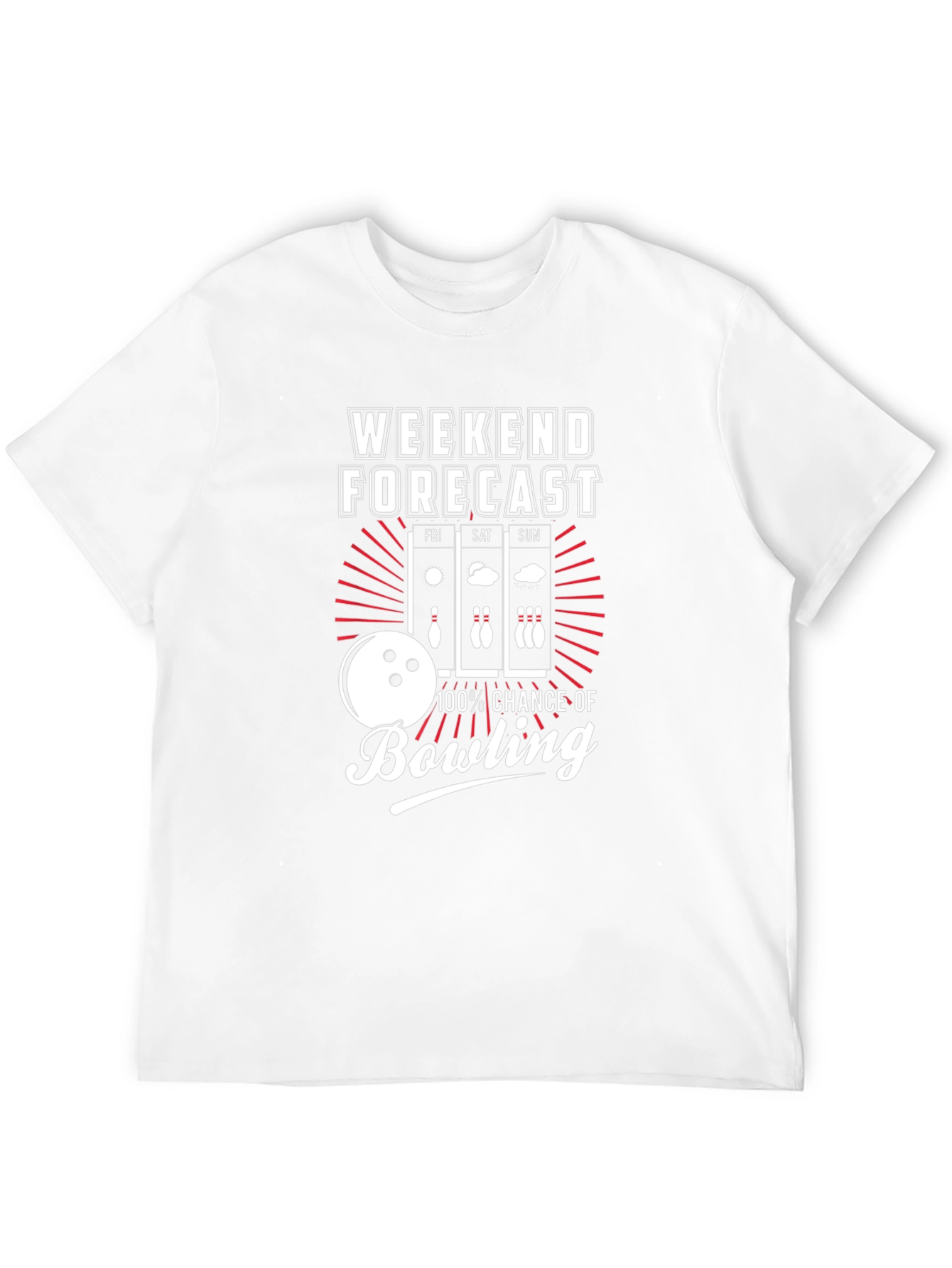 Bowling Weekend Forecast T-Shirt