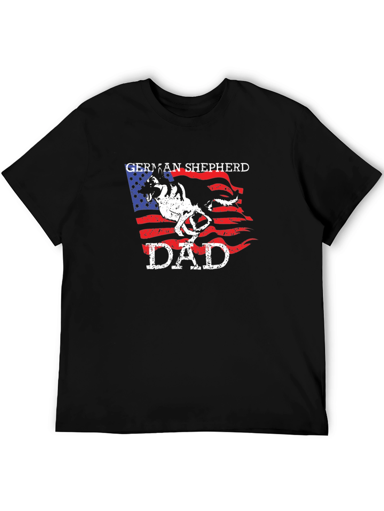 German Shepherd Dad Graphic Tee