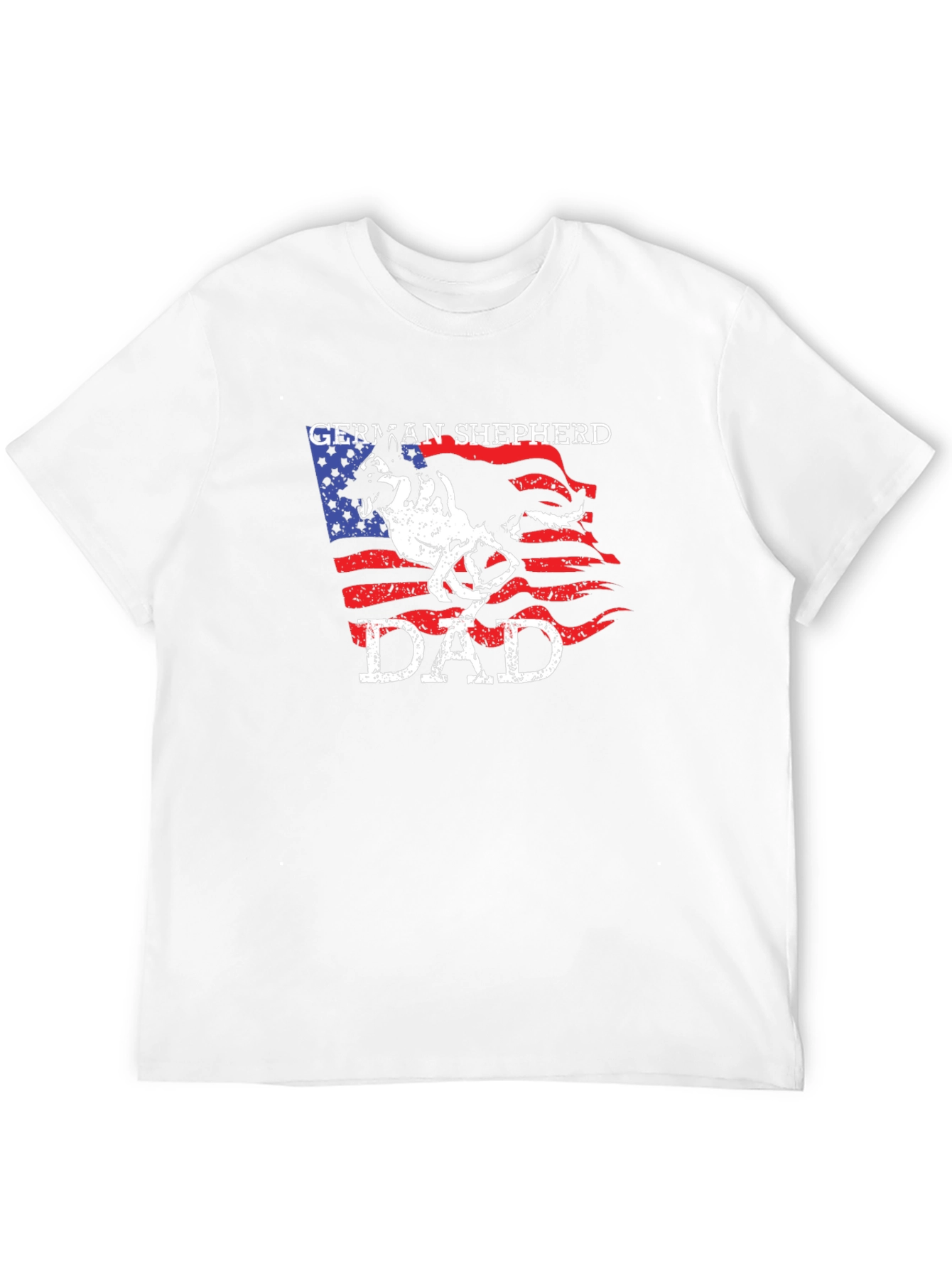 German Shepherd Dad Graphic Tee