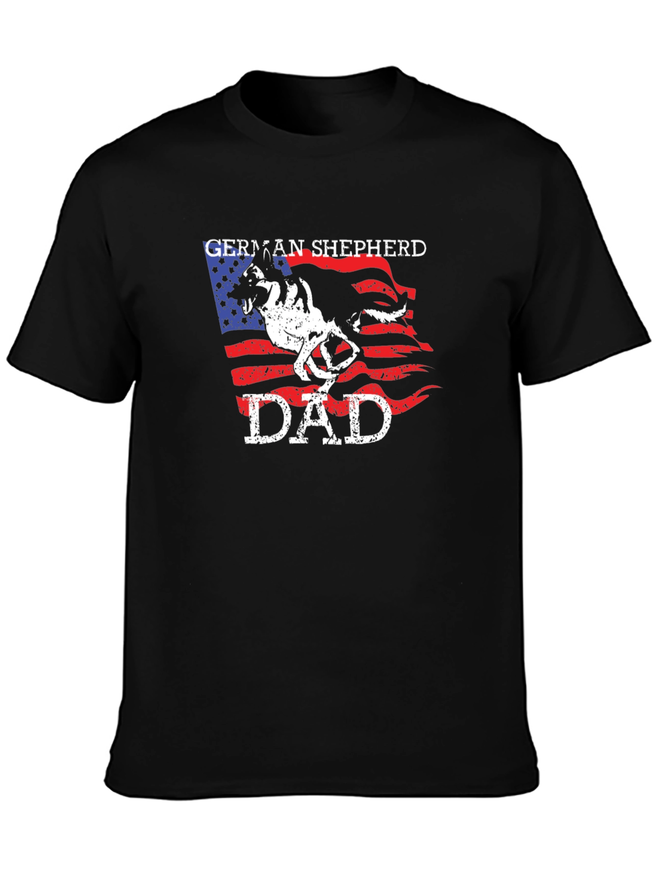 German Shepherd Dad Graphic Tee