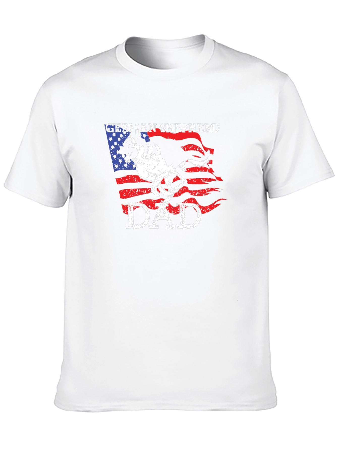 German Shepherd Dad Graphic Tee