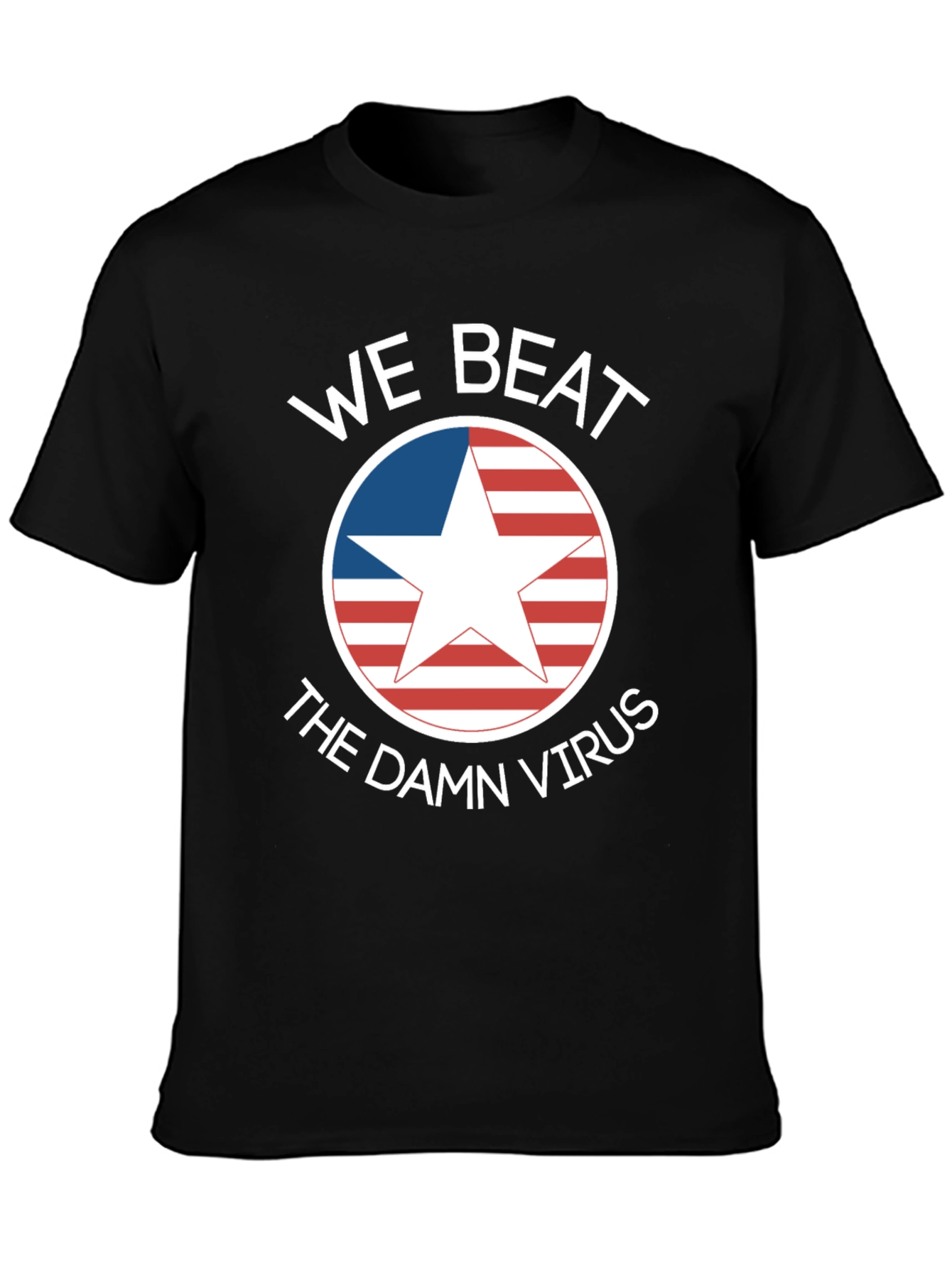 We Beat The Damn Virus Graphic Tee