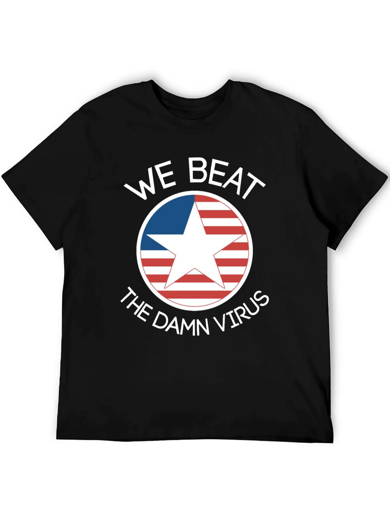We Beat The Damn Virus Graphic Tee