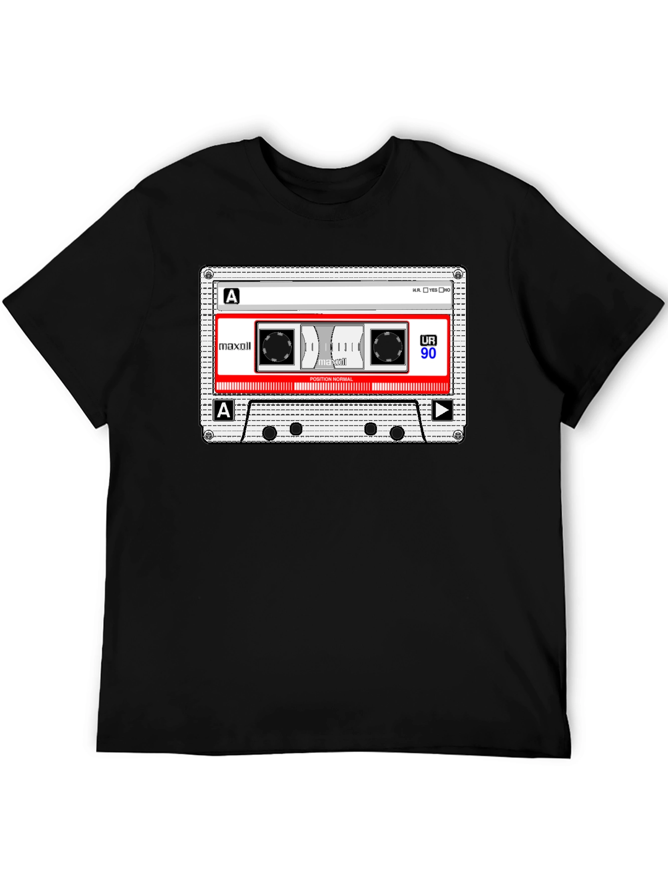 Retro Cassette Tape Graphic T-Shirt