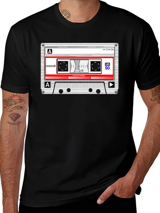 Retro Cassette Tape Graphic T-Shirt
