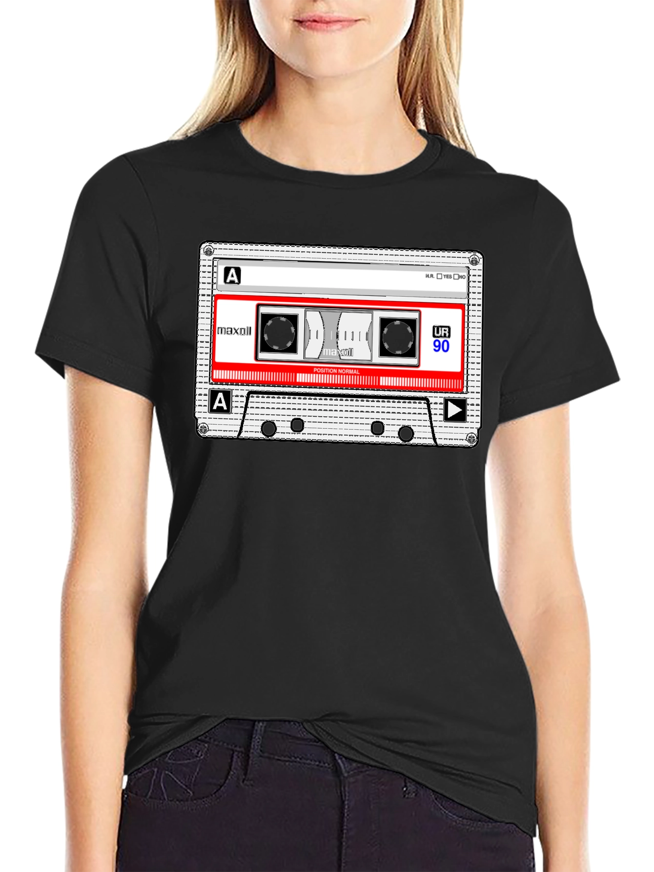 Retro Cassette Tape Graphic T-Shirt