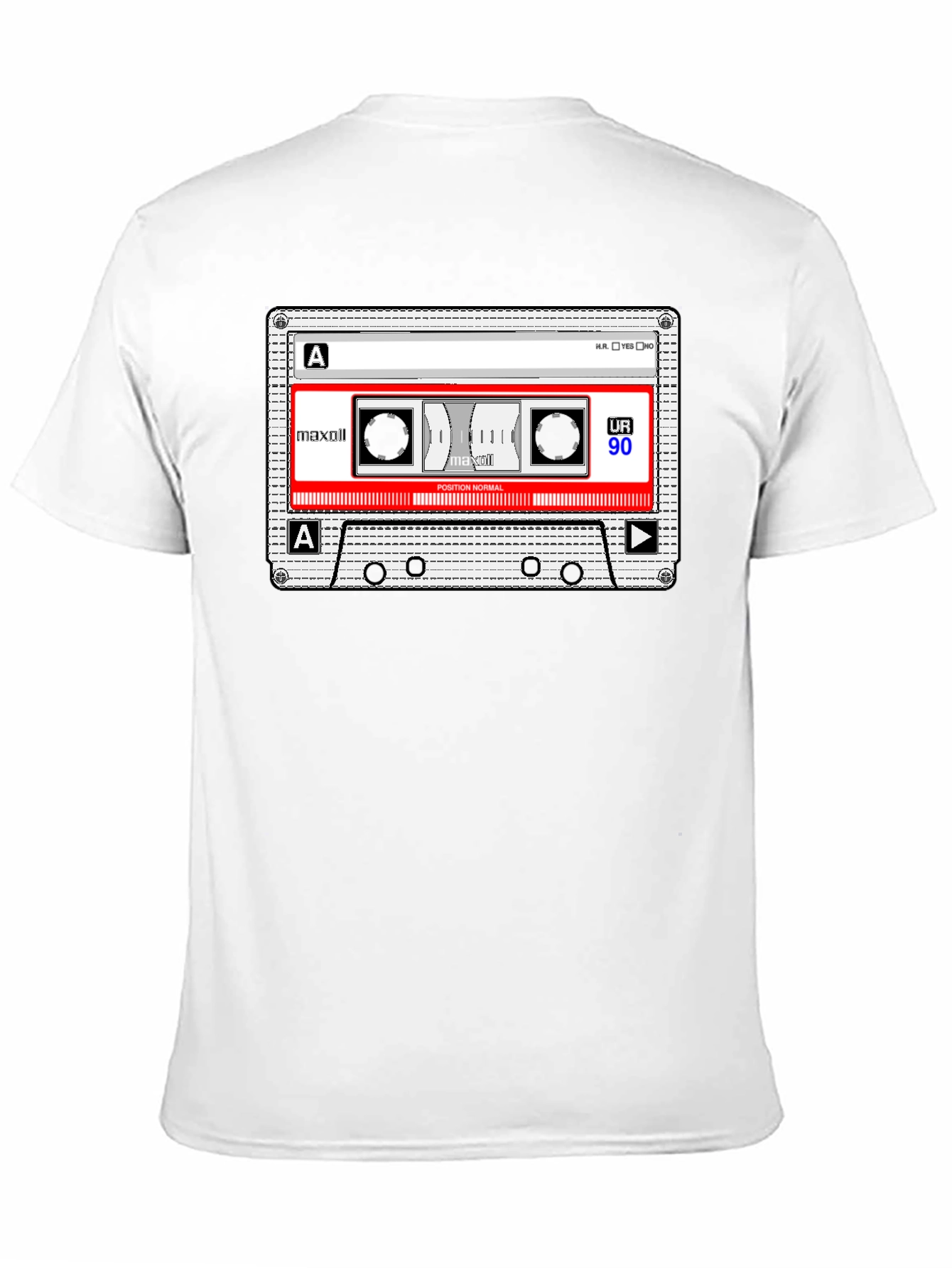 Retro Cassette Tape Graphic T-Shirt
