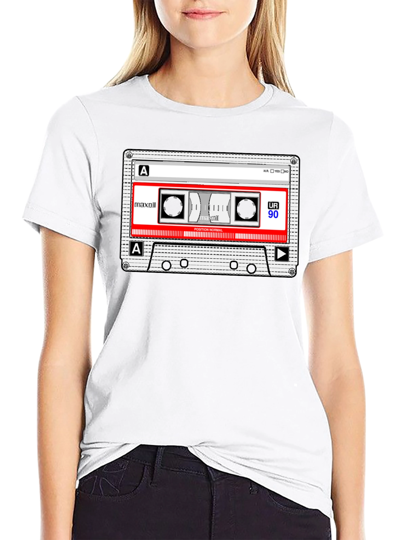 Retro Cassette Tape Graphic T-Shirt