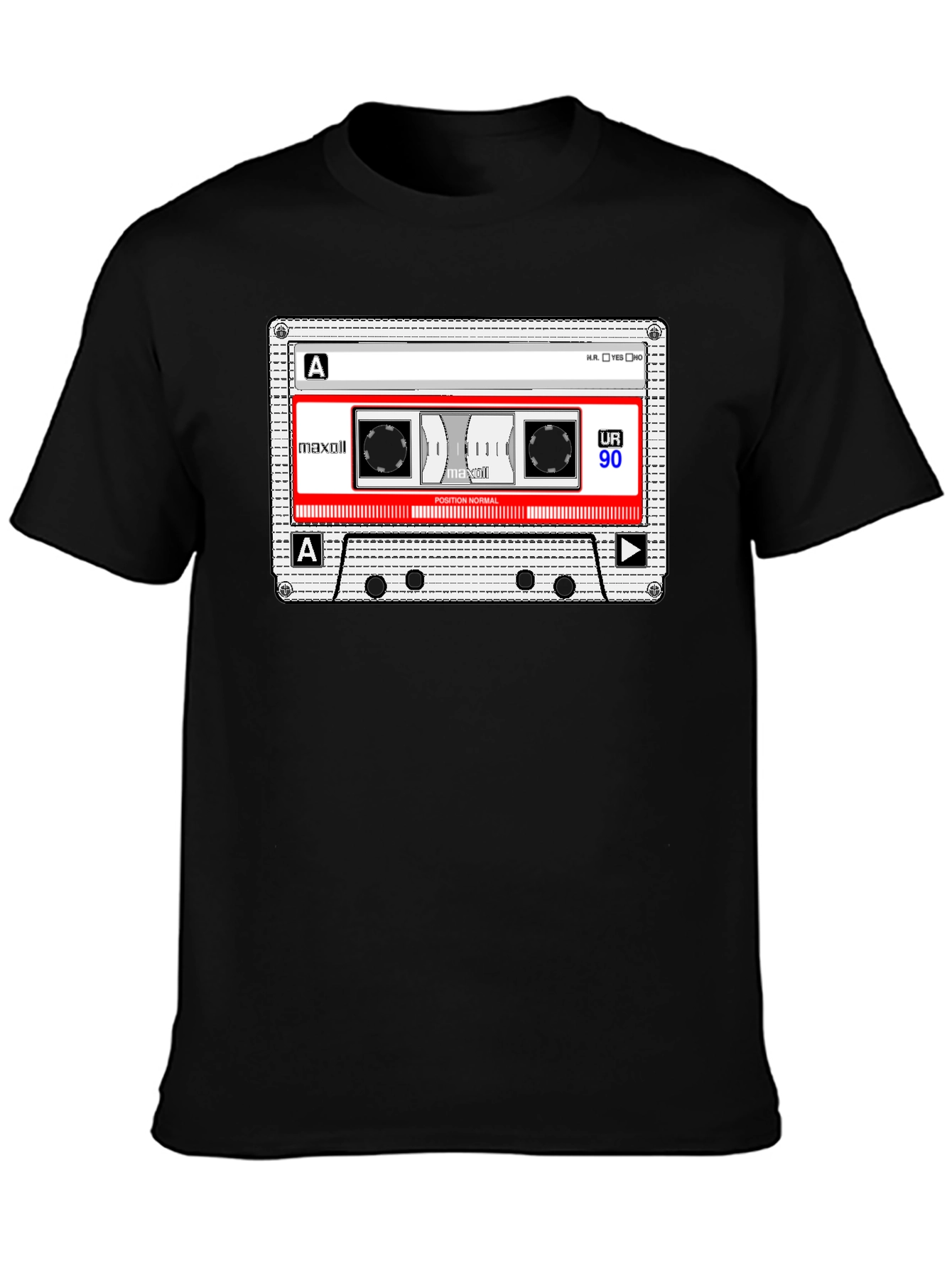 Retro Cassette Tape Graphic T-Shirt
