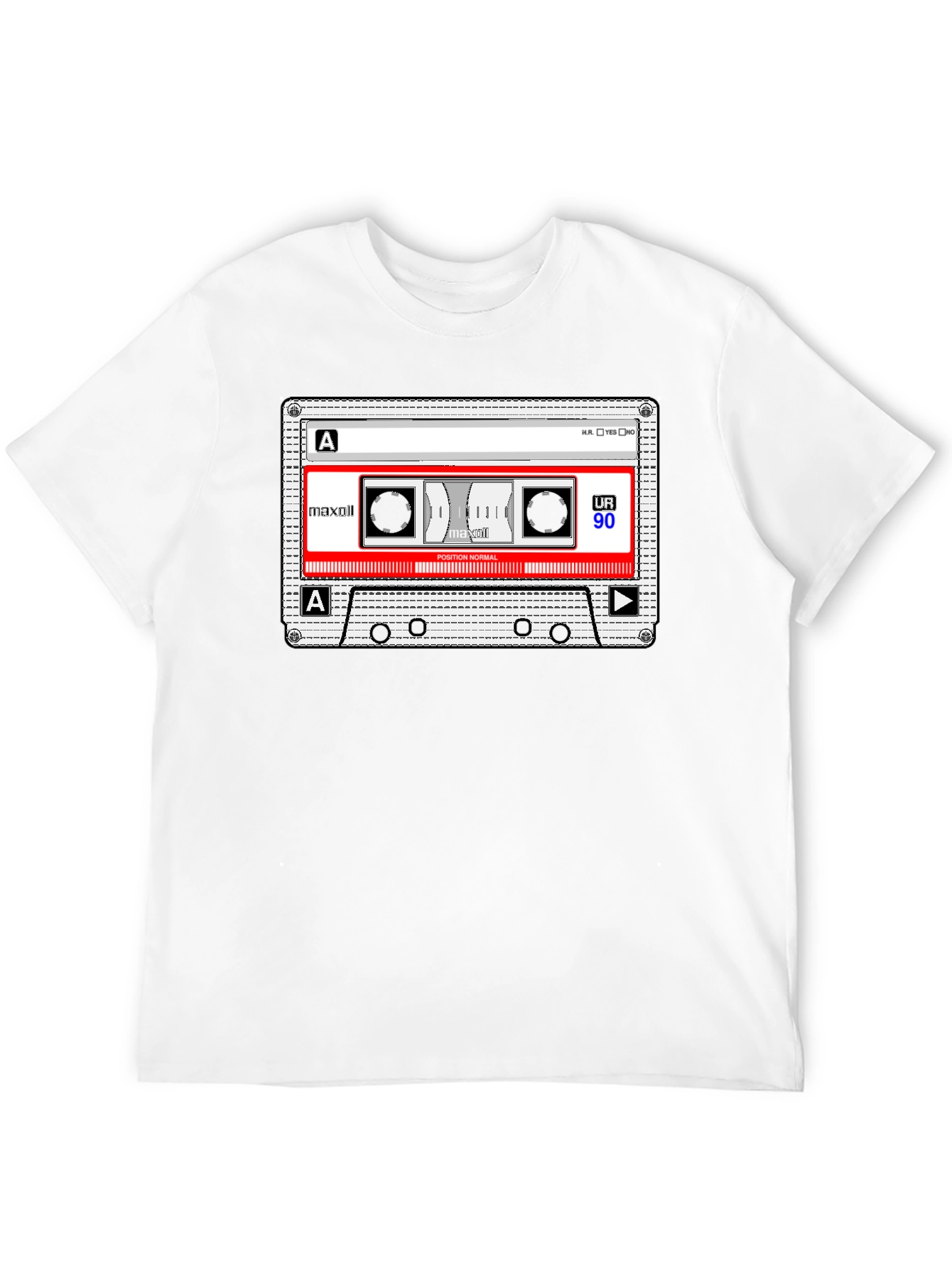 Retro Cassette Tape Graphic T-Shirt