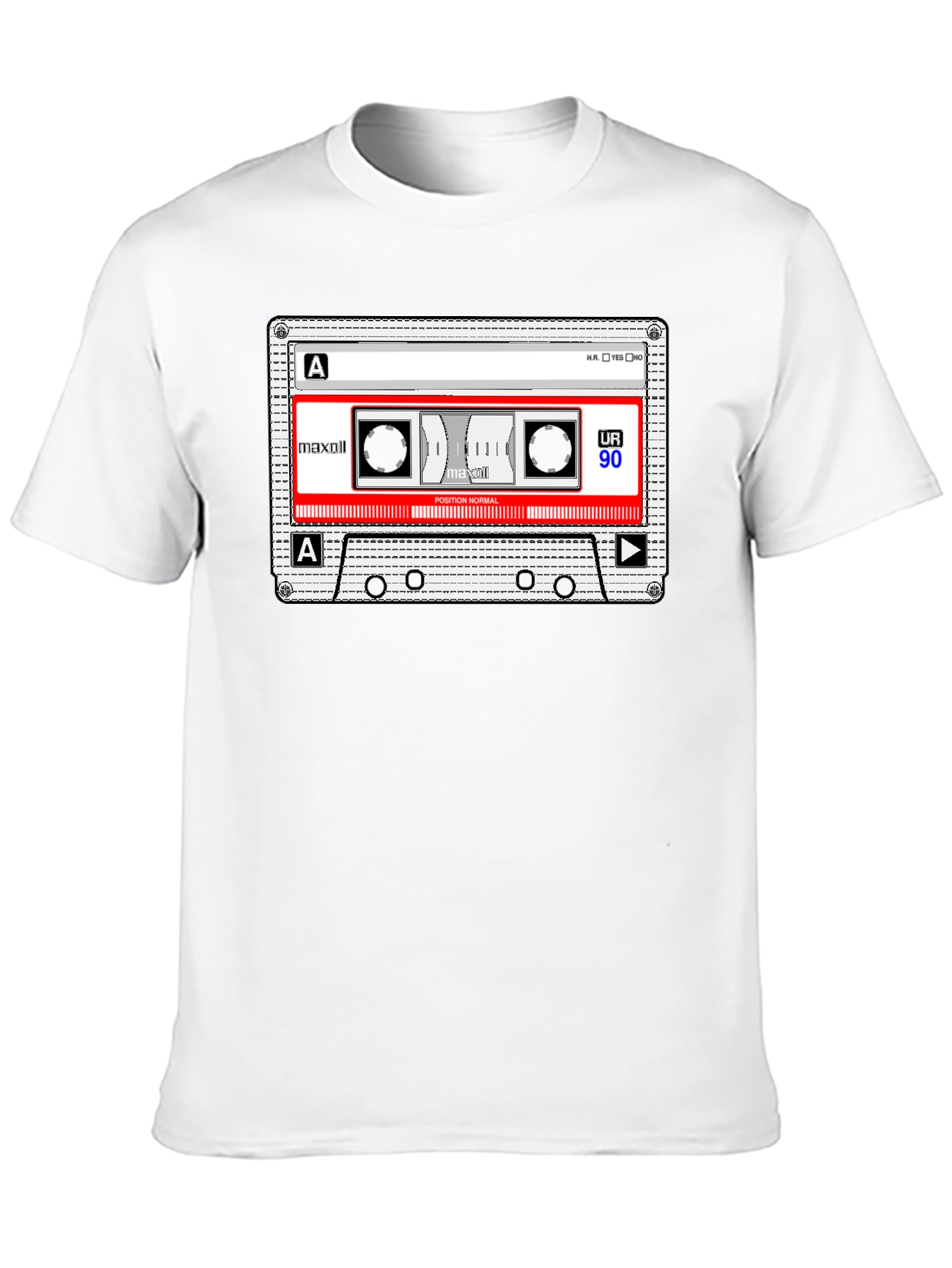 Retro Cassette Tape Graphic T-Shirt