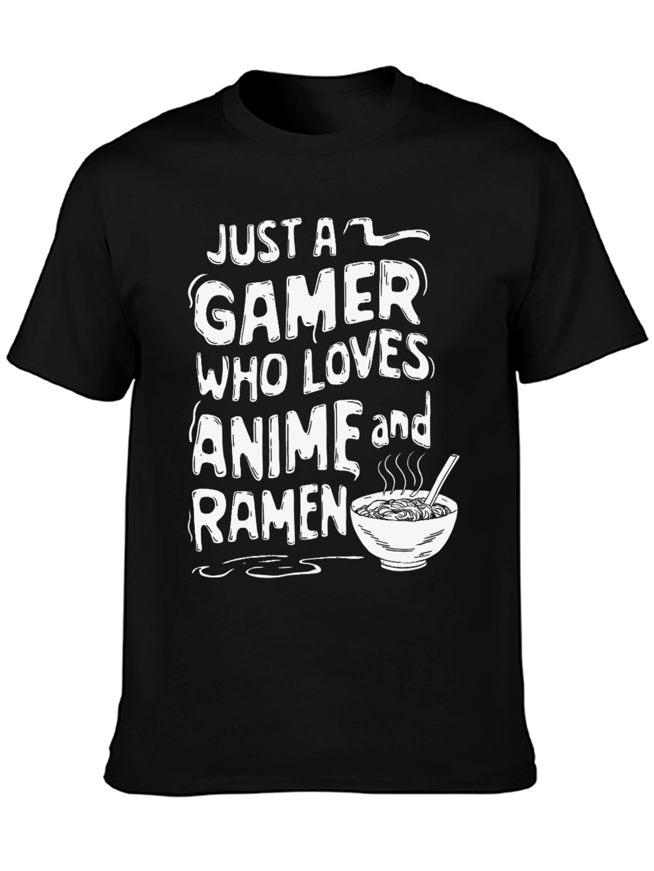 Gamer Anime Ramen Graphic T-Shirt