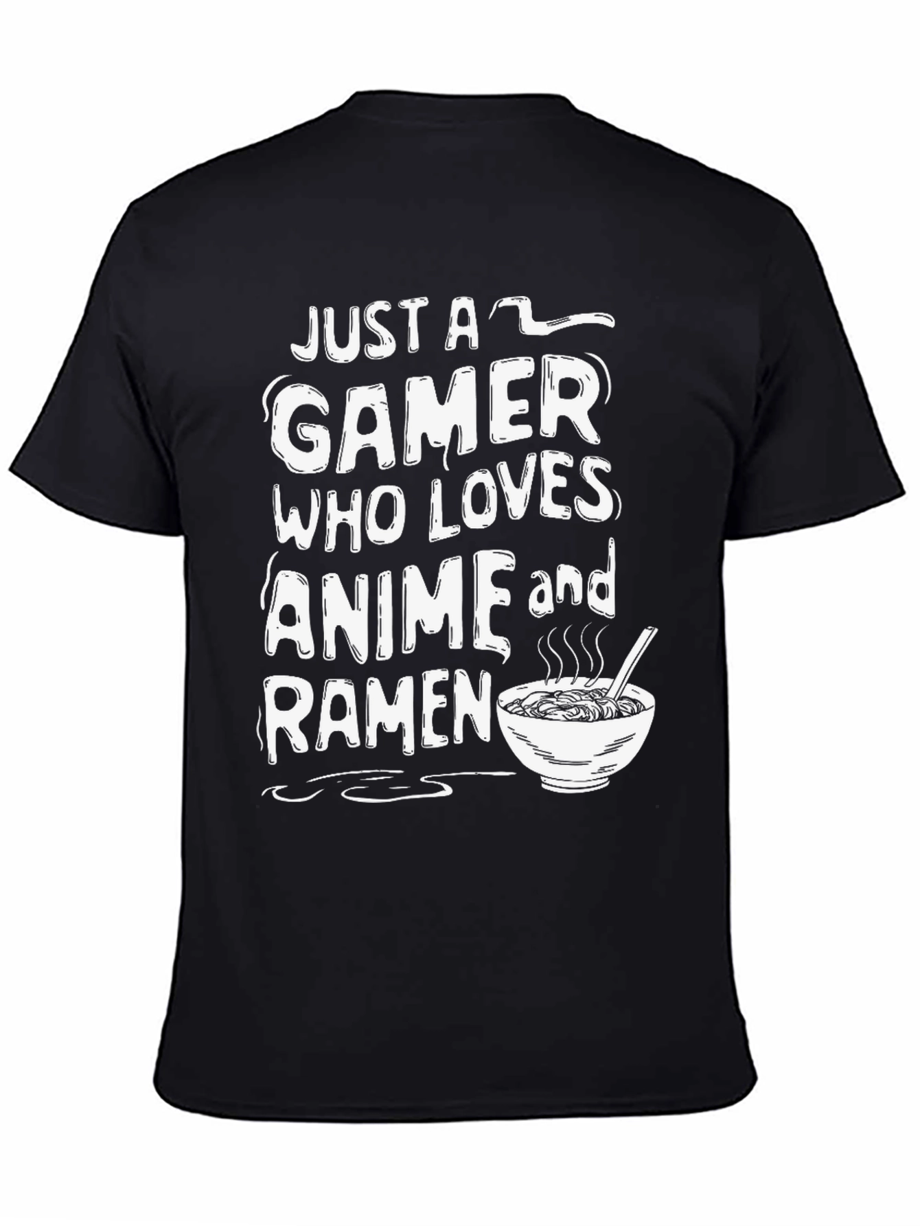 Gamer Anime Ramen Graphic T-Shirt