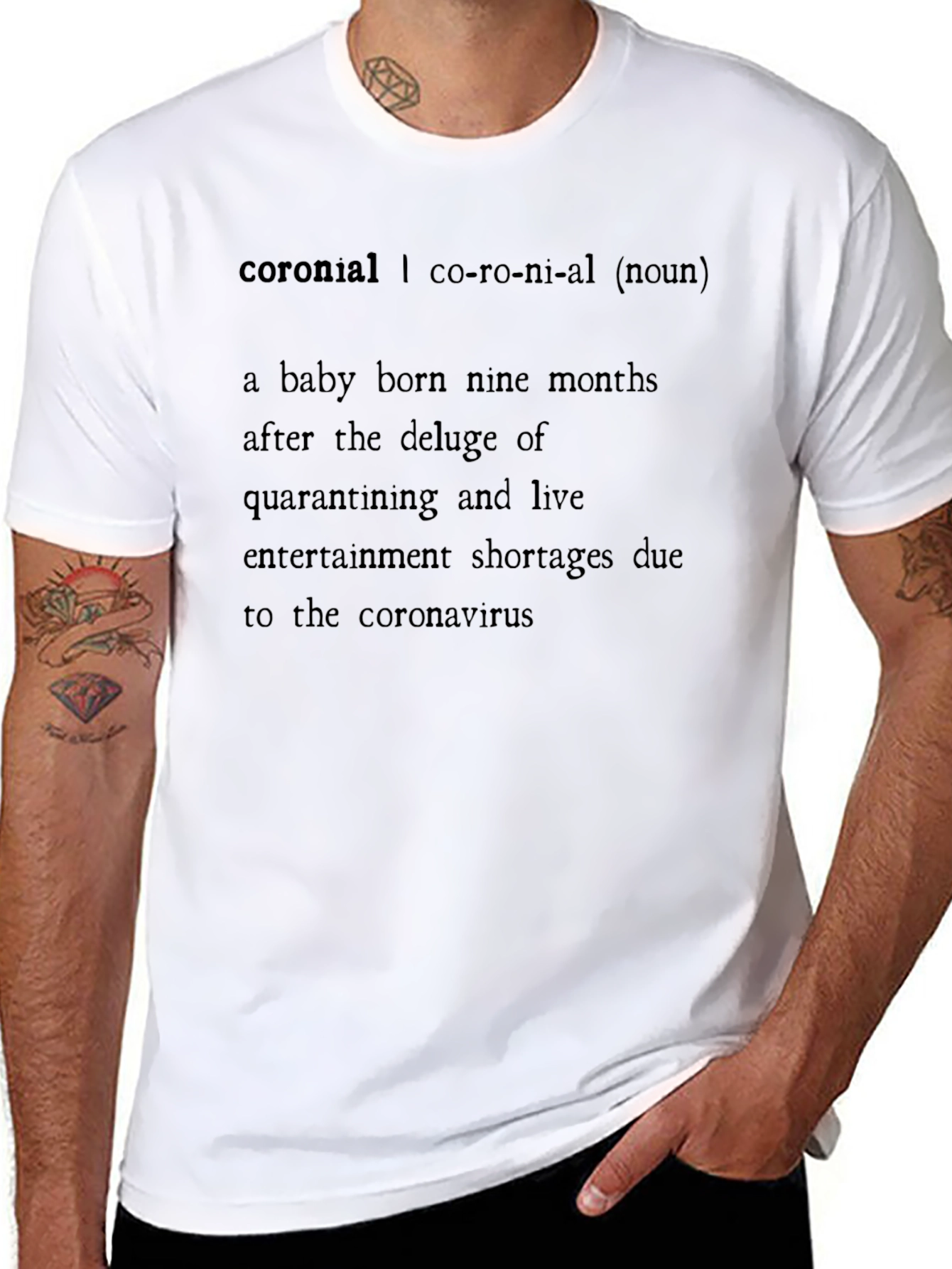 Coronial Definition T-Shirt - Novelty Gift