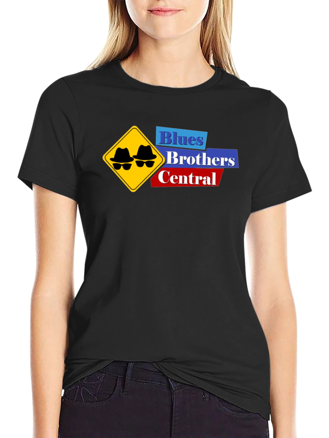 Blues Brothers Central Black T-Shirt