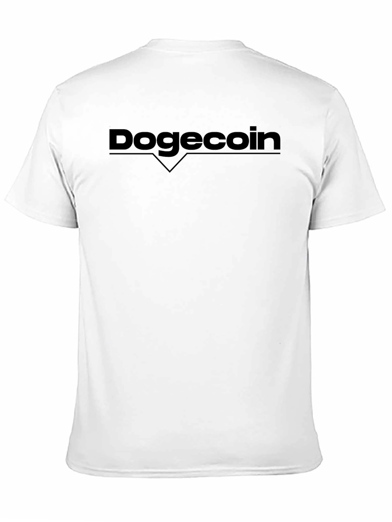 Dogecoin Crypto Black T-Shirt