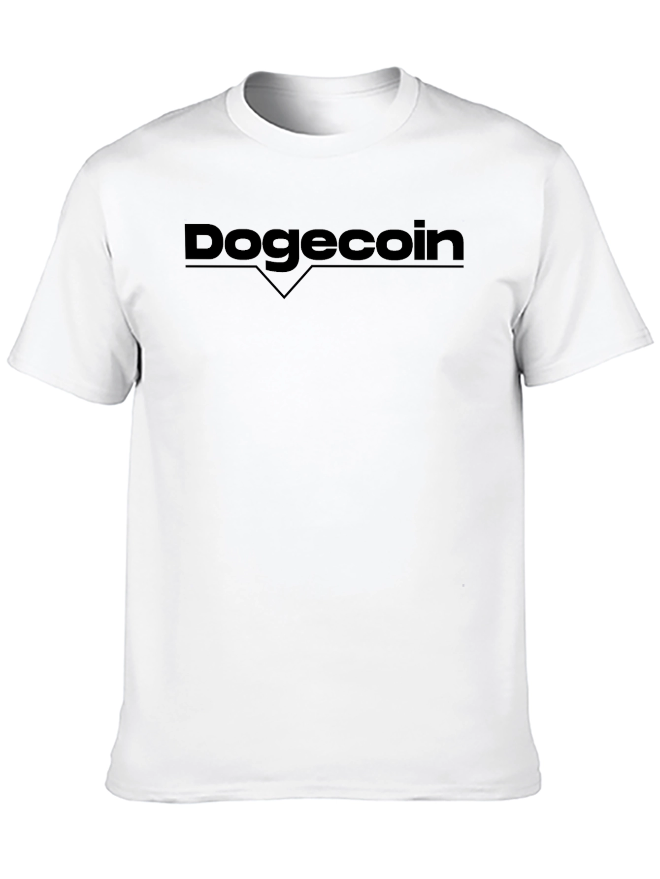 Dogecoin Crypto Black T-Shirt