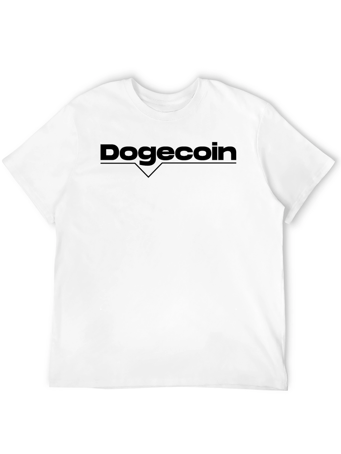 Dogecoin Crypto Black T-Shirt
