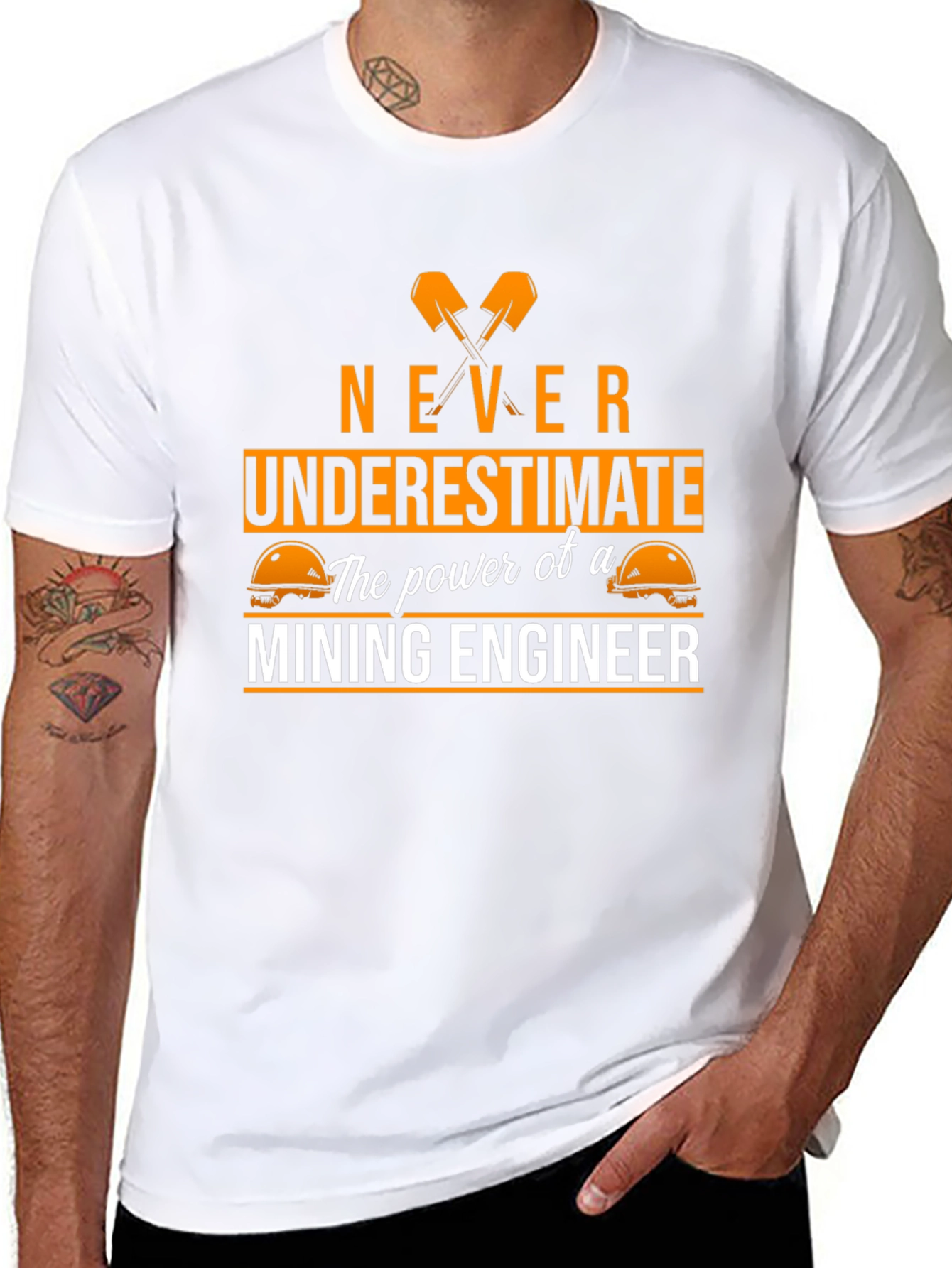Mining Engineer T-Shirt - Never Underestimate