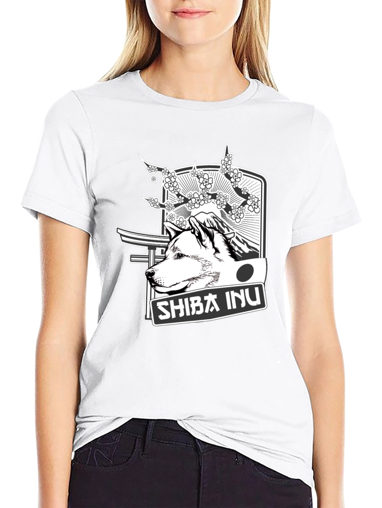 Shiba Inu T-Shirt - Japanese Style Dog Tee