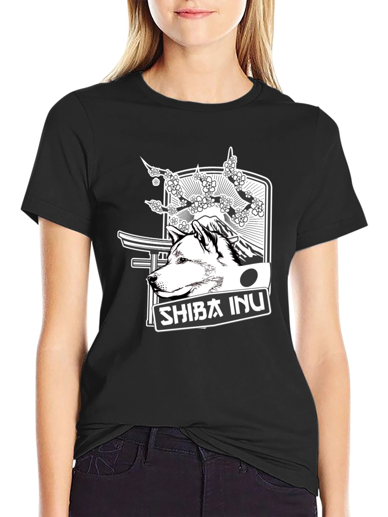 Shiba Inu T-Shirt - Japanese Style Dog Tee