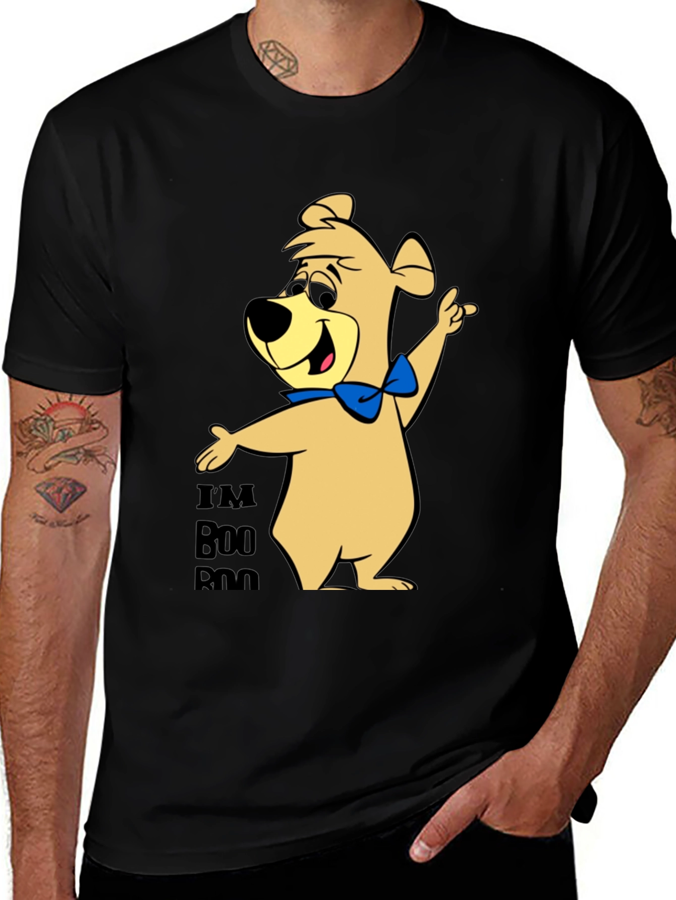 Boo Boo Bear T-Shirt - Cartoon Character Tee