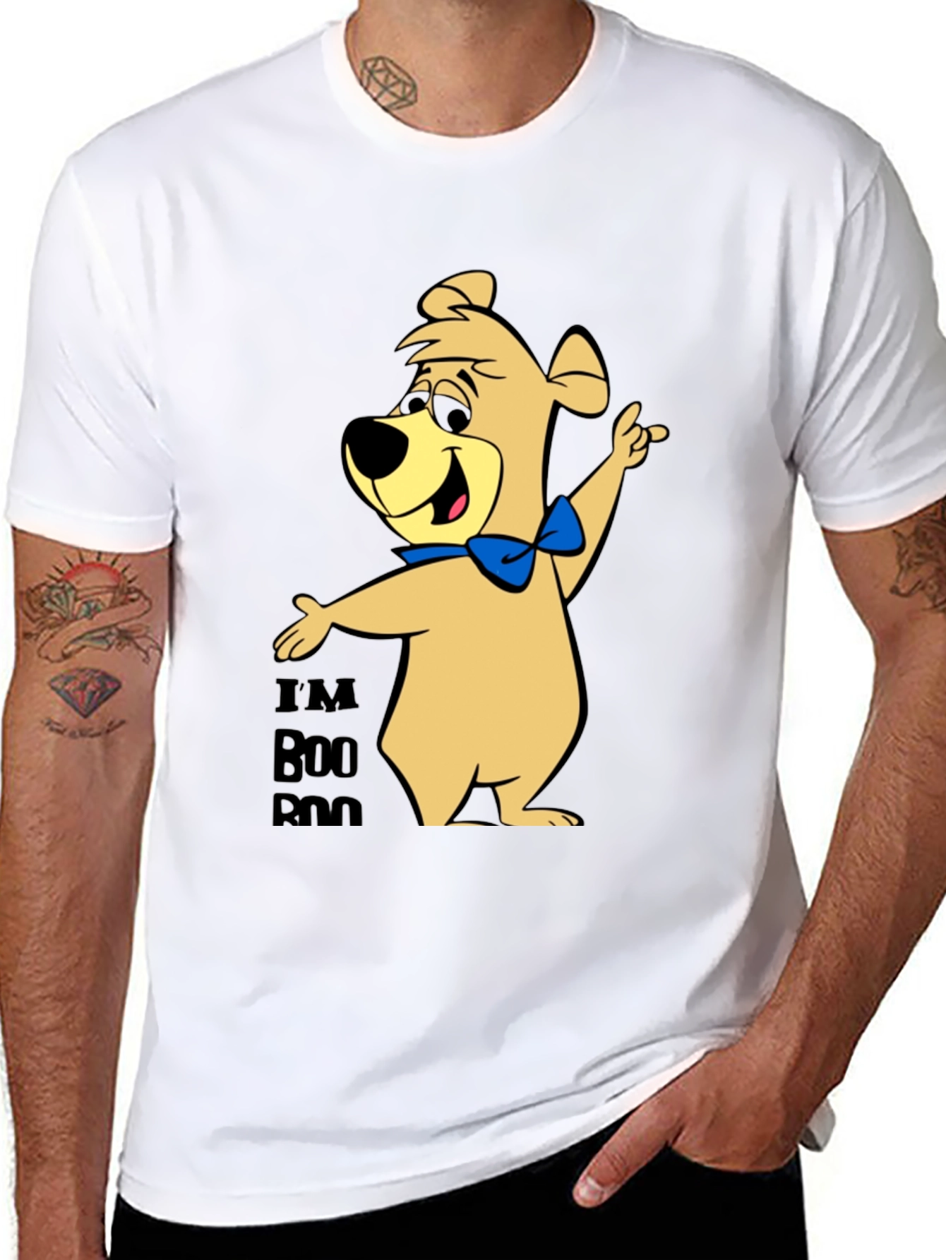 Boo Boo Bear T-Shirt - Cartoon Character Tee