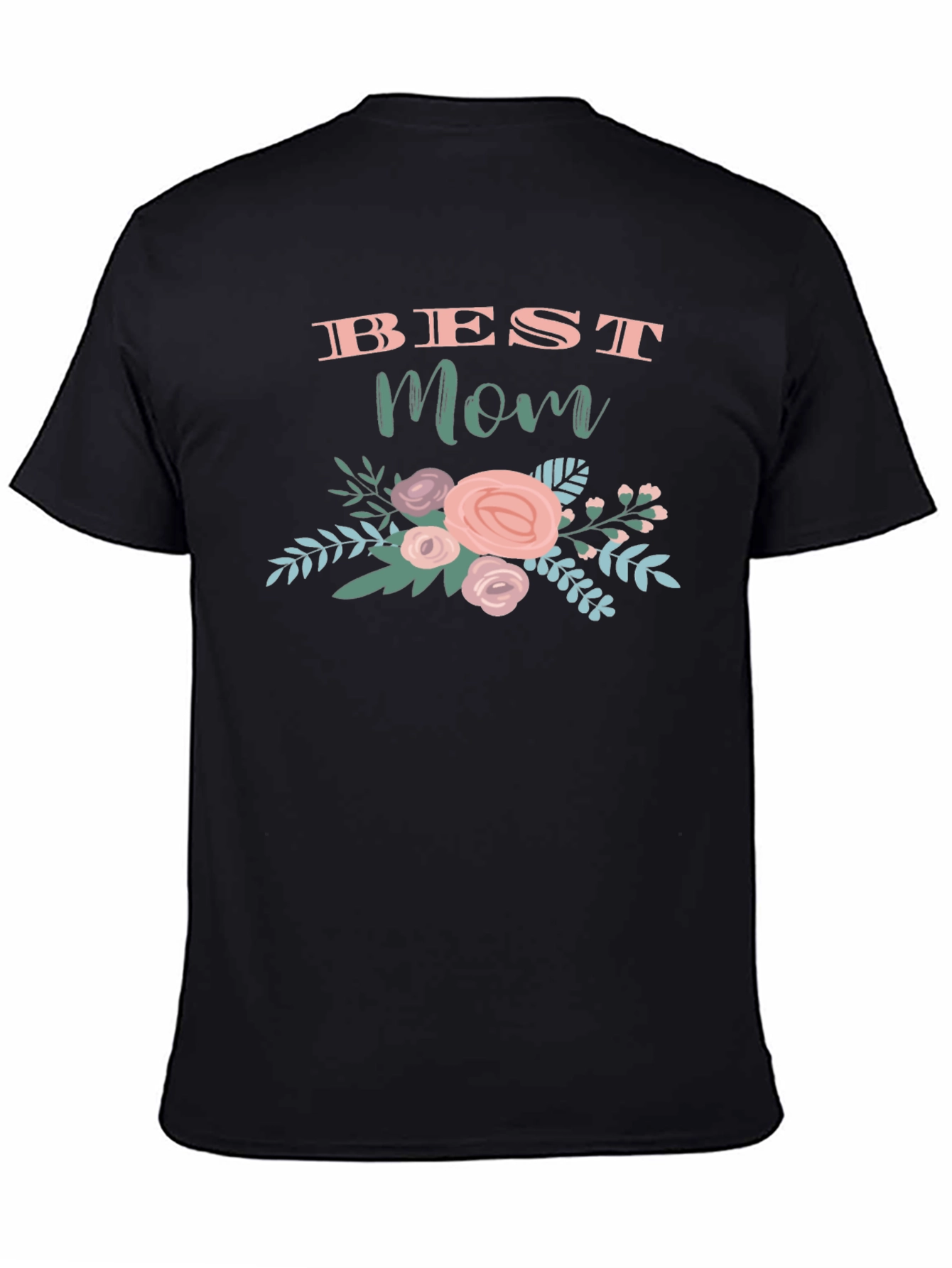 Best Mom Floral Graphic T-Shirt - Perfect Gift