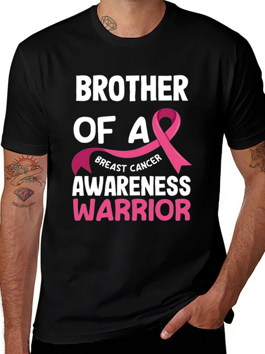 Brother of a Breast Cancer Awareness Warrior T-Shirt