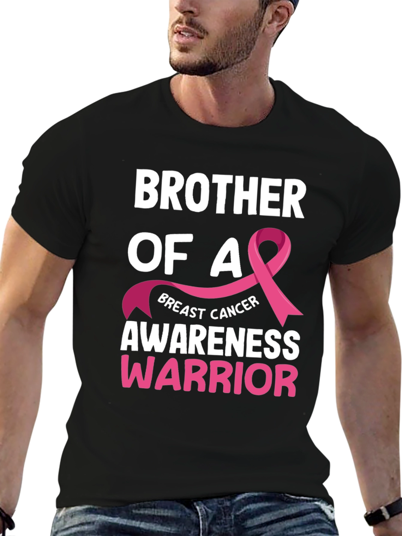 Brother of a Breast Cancer Awareness Warrior T-Shirt