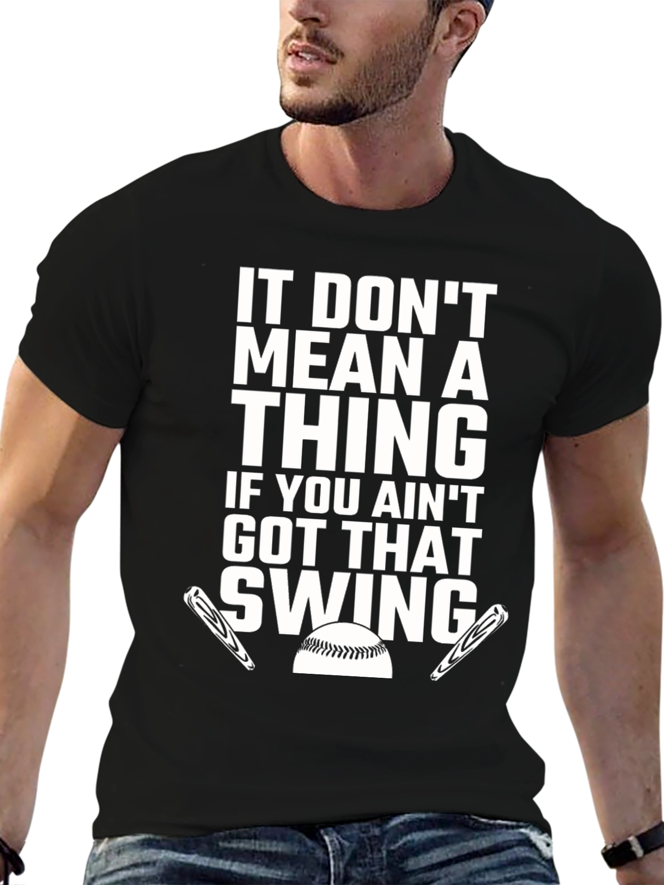 Baseball Swing Graphic T-Shirt