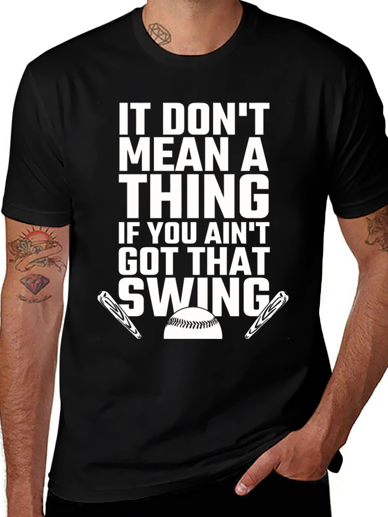 Baseball Swing Graphic T-Shirt