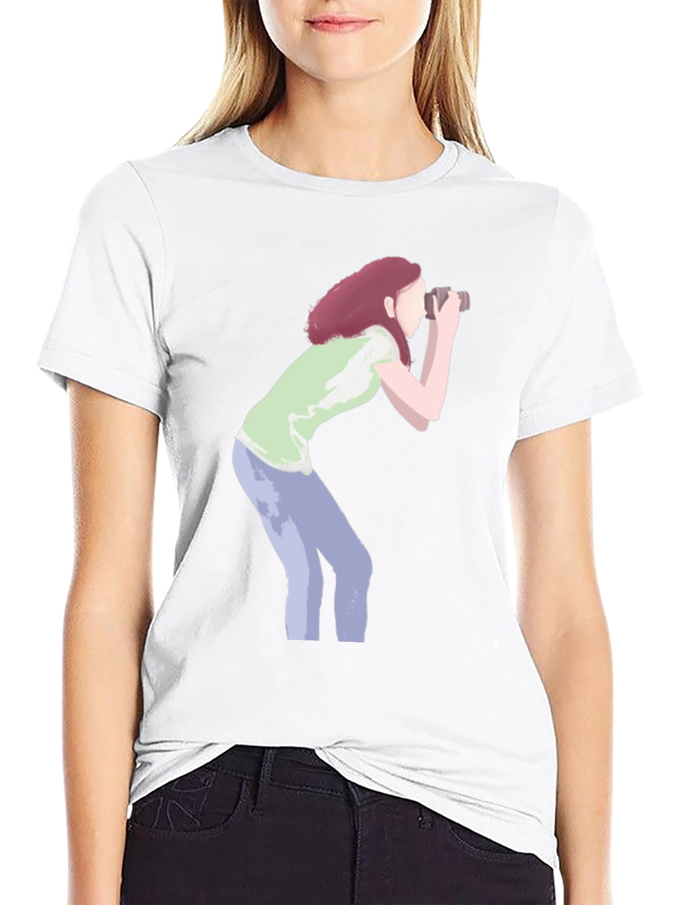 Photographer Graphic Tee - Unisex Black T-Shirt