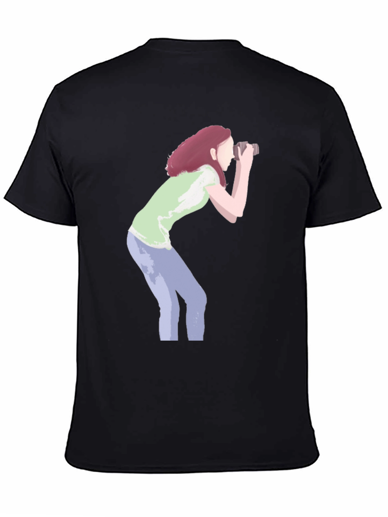 Photographer Graphic Tee - Unisex Black T-Shirt