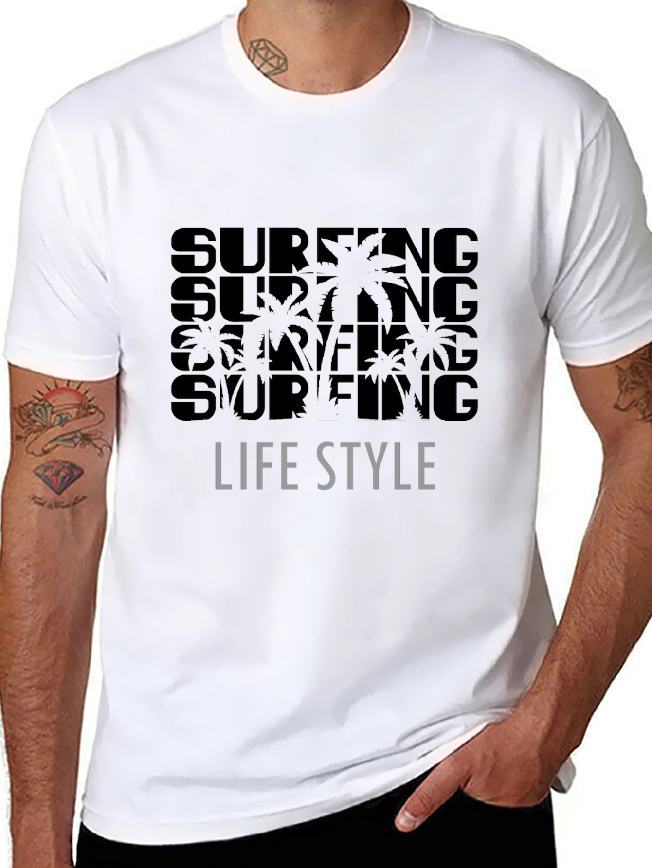 Surfing Lifestyle Graphic Tee