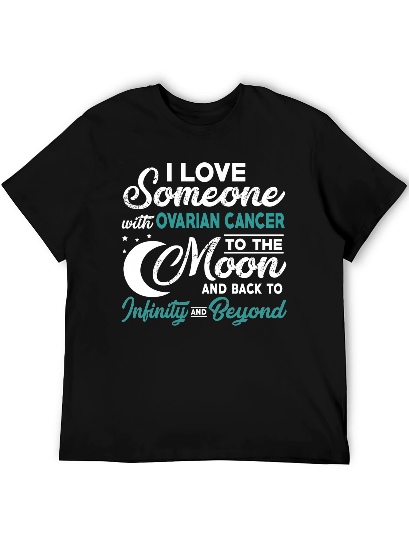 Ovarian Cancer Awareness T-Shirt - Love & Support