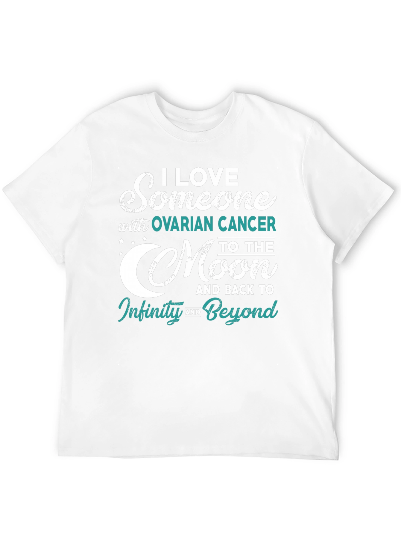 Ovarian Cancer Awareness T-Shirt - Love & Support