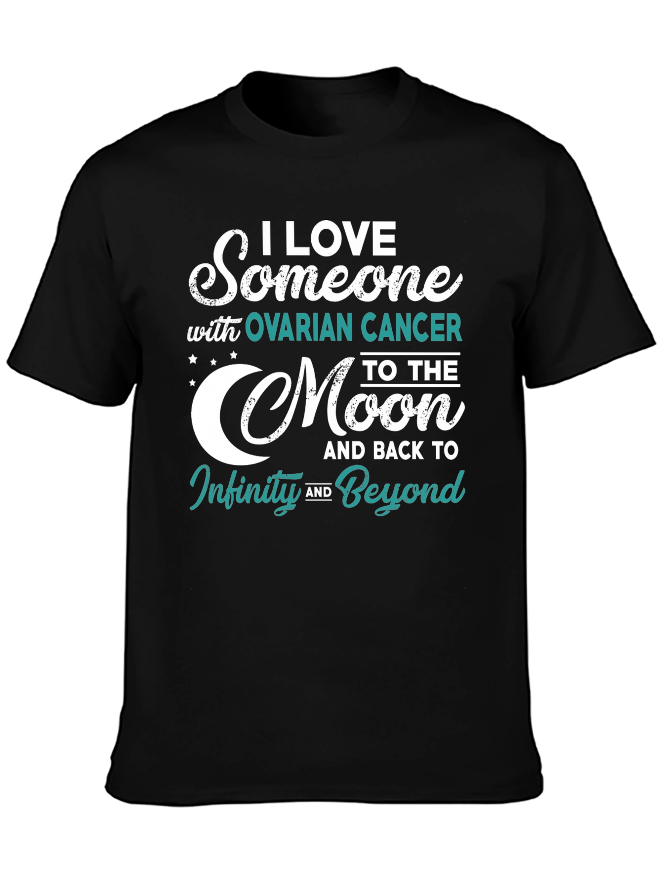 Ovarian Cancer Awareness T-Shirt - Love & Support