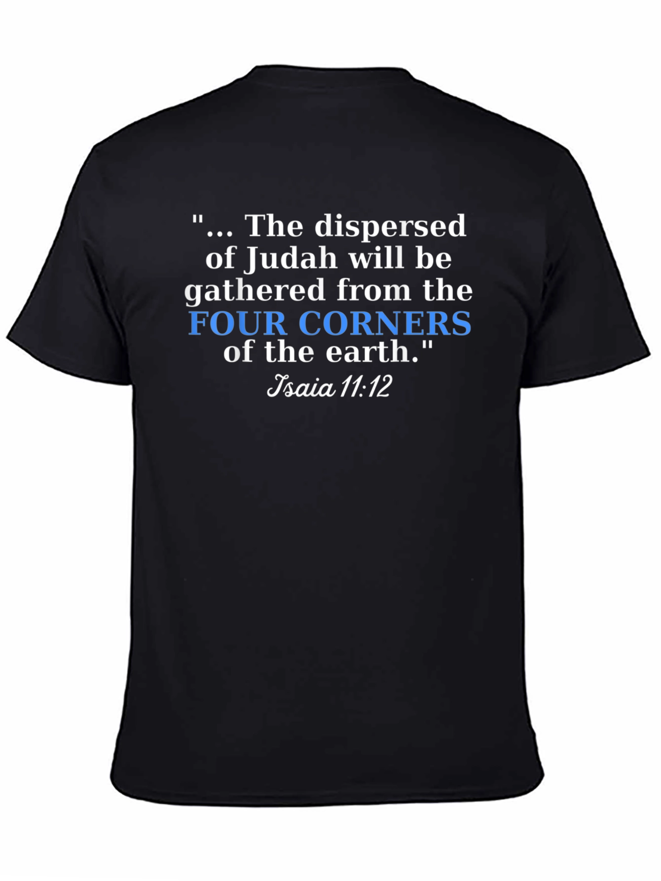 Faith-Inspired T-Shirt: Isaiah 11:12 Graphic Tee