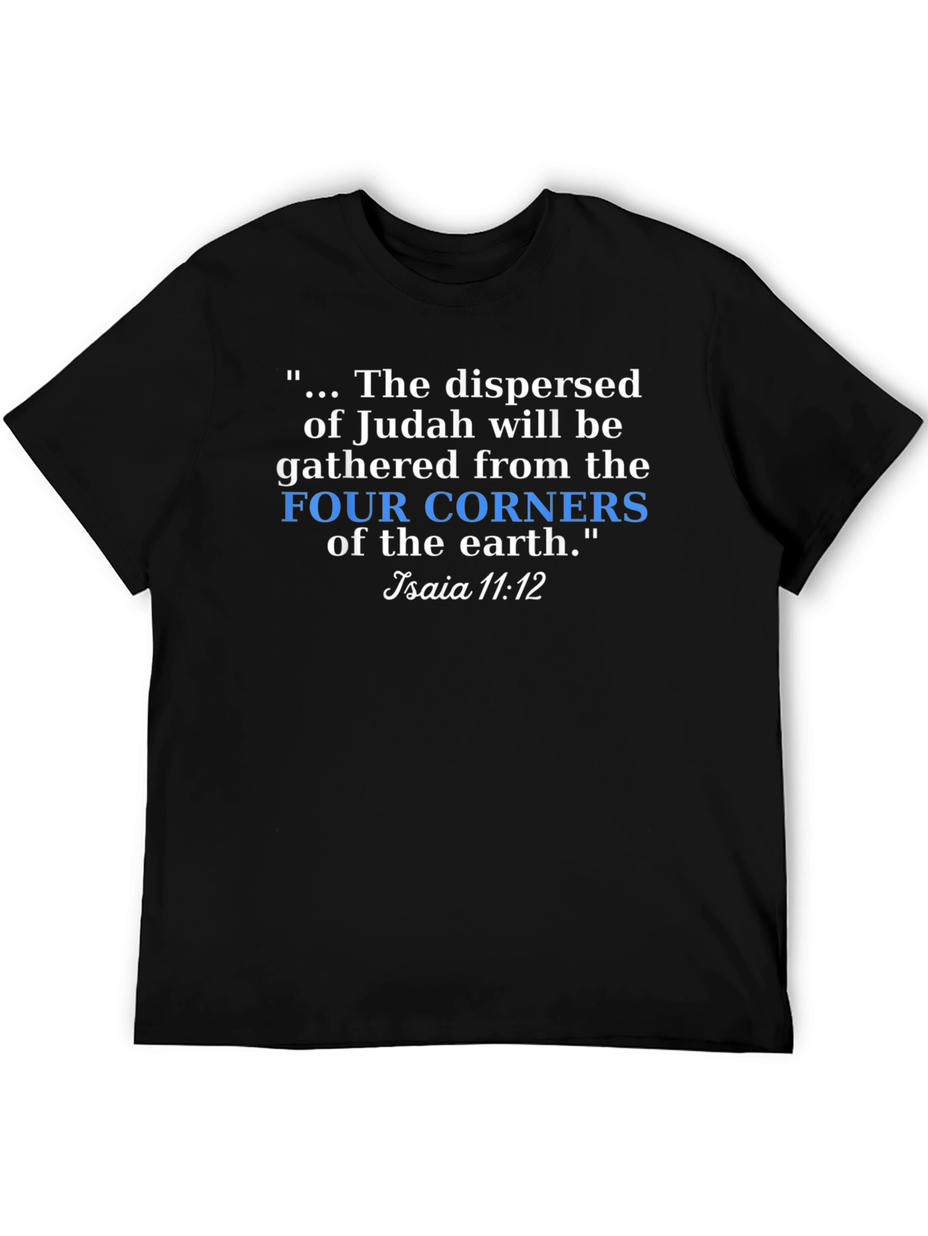 Faith-Inspired T-Shirt: Isaiah 11:12 Graphic Tee