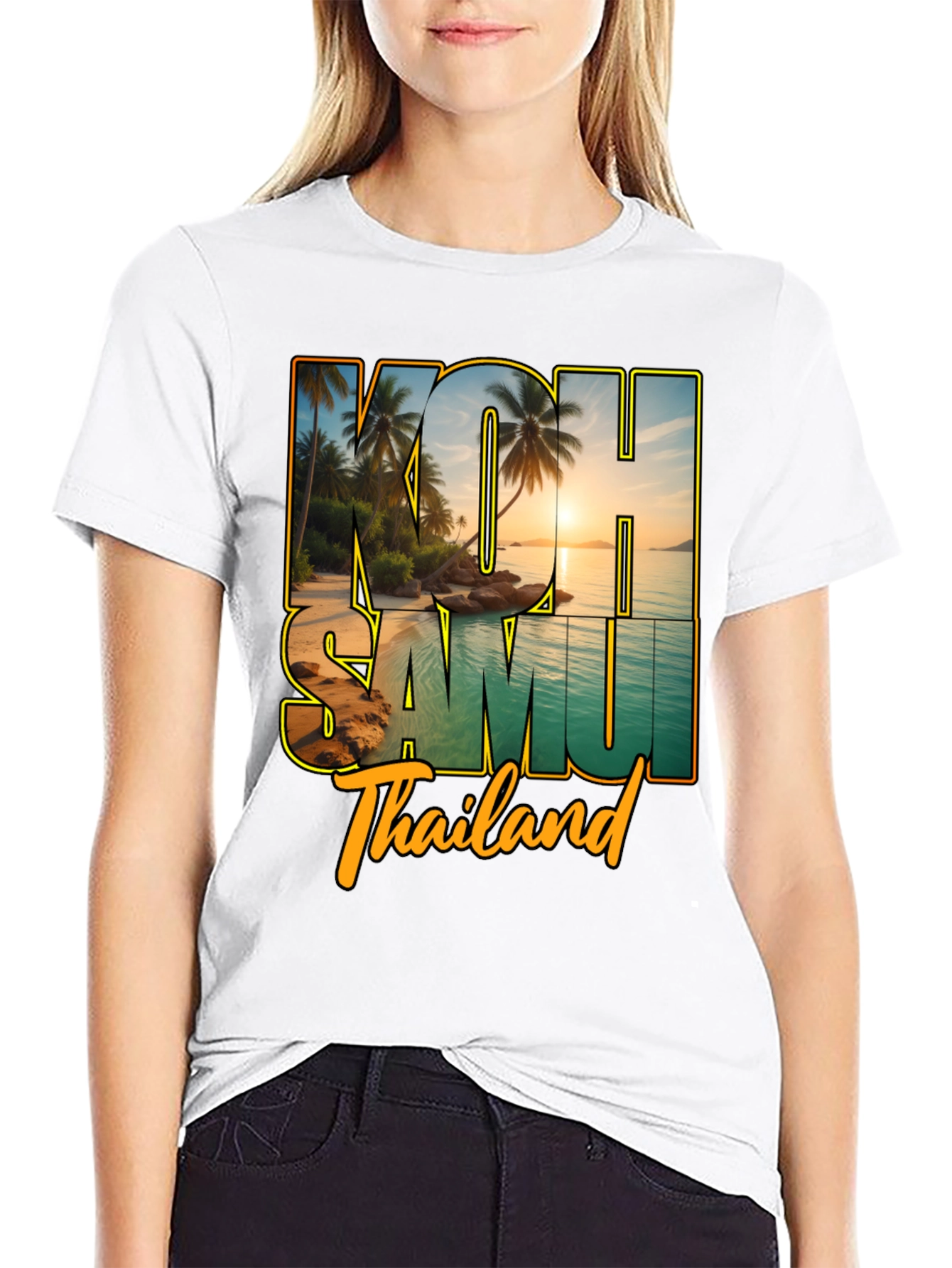 Koh Samui Thailand Graphic Tee - Island Paradise Shirt
