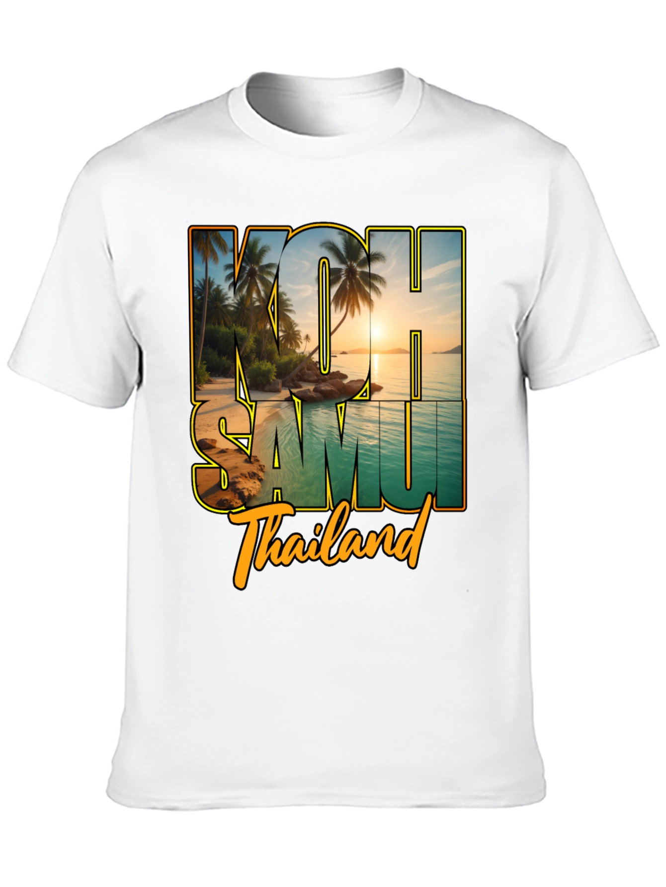 Koh Samui Thailand Graphic Tee - Island Paradise Shirt