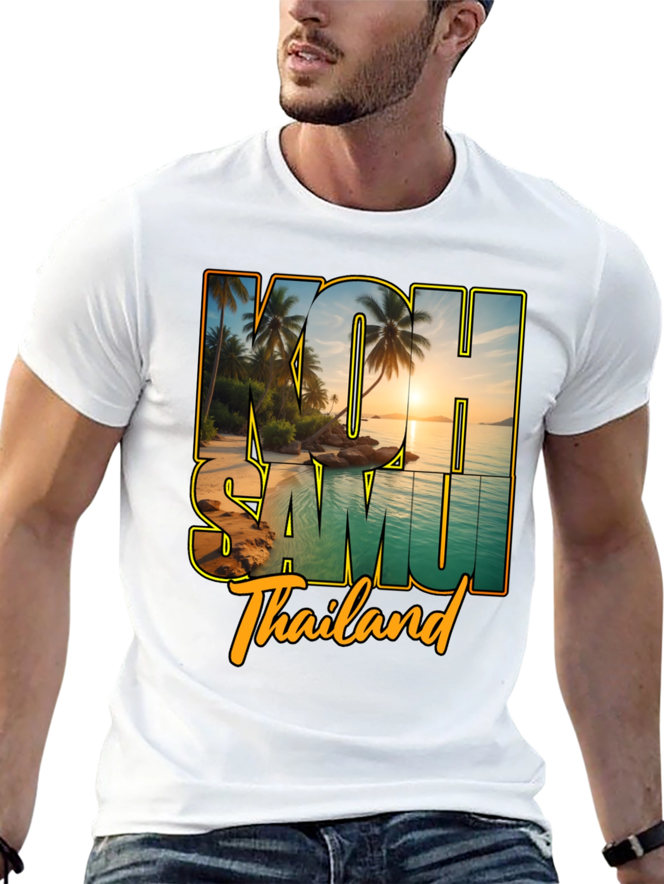 Koh Samui Thailand Graphic Tee - Island Paradise Shirt