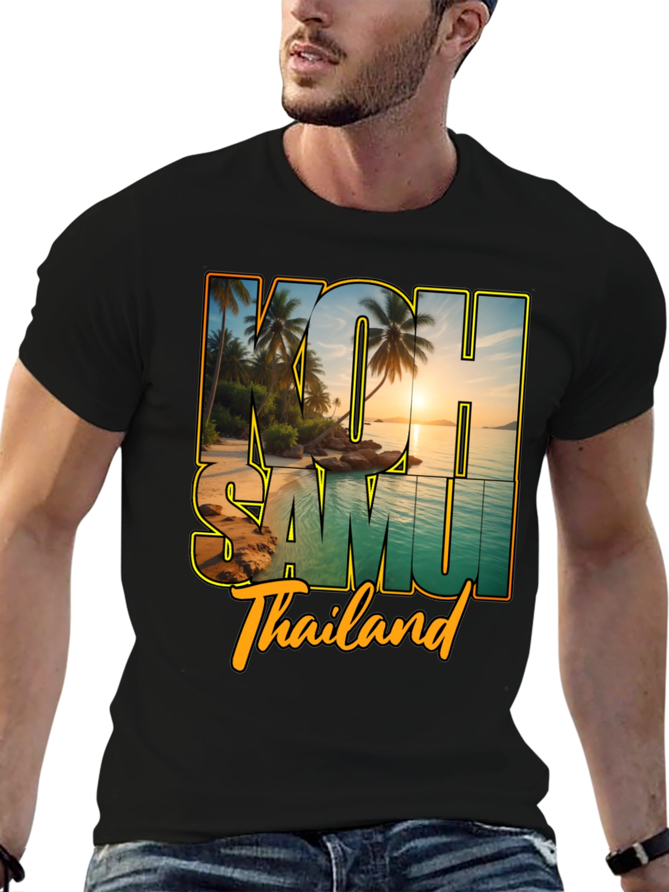 Koh Samui Thailand Graphic Tee - Island Paradise Shirt