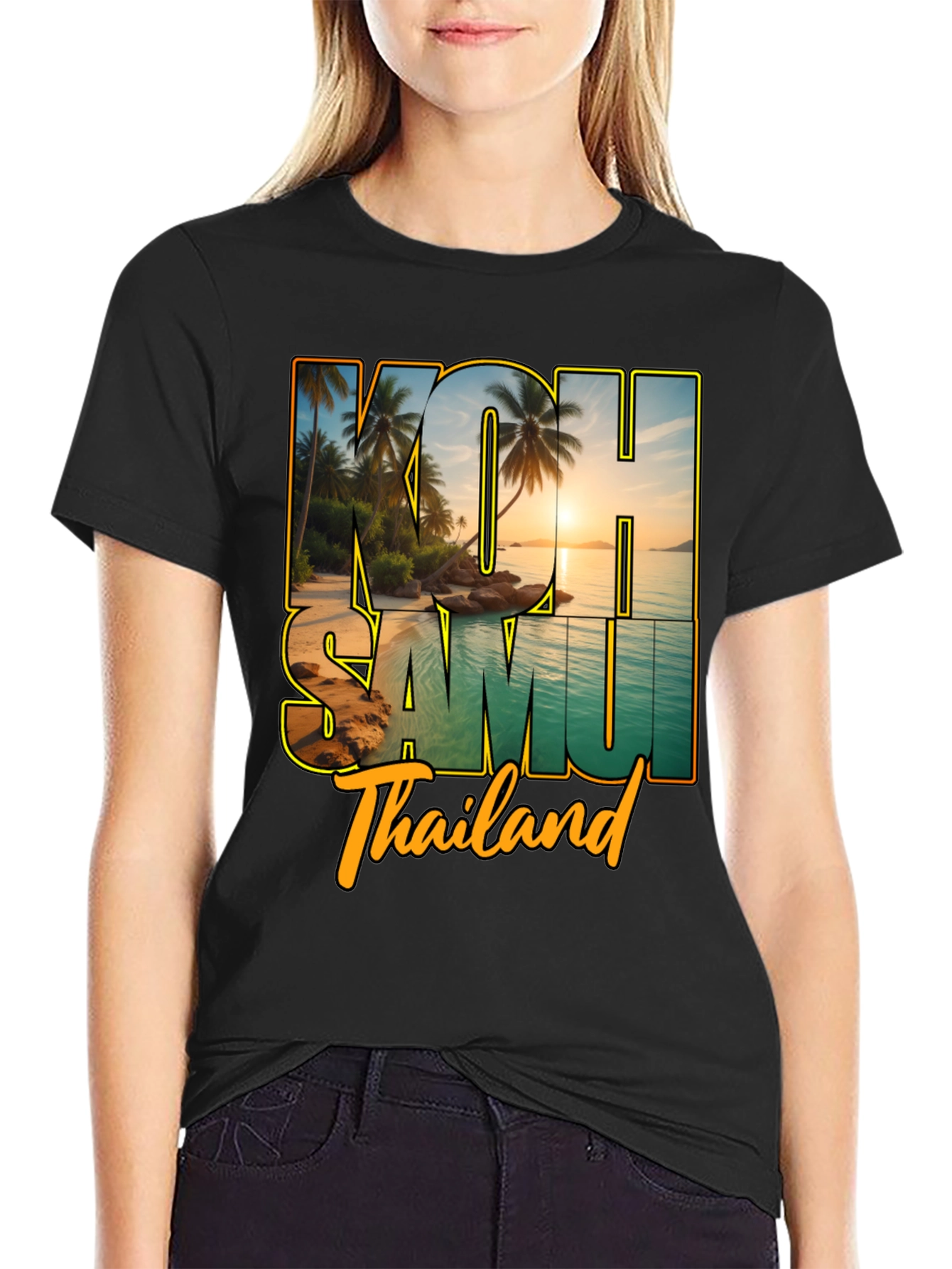 Koh Samui Thailand Graphic Tee - Island Paradise Shirt