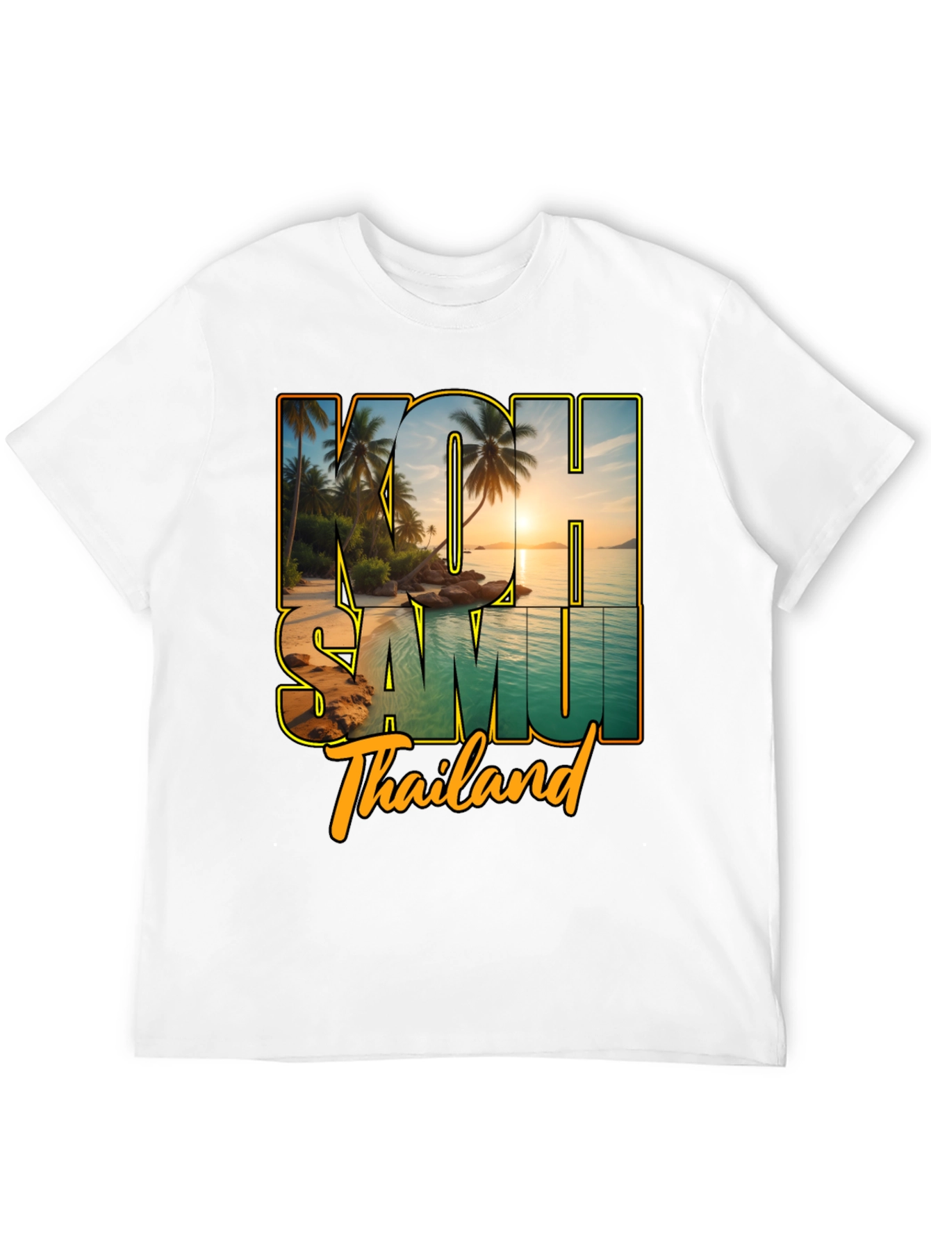 Koh Samui Thailand Graphic Tee - Island Paradise Shirt