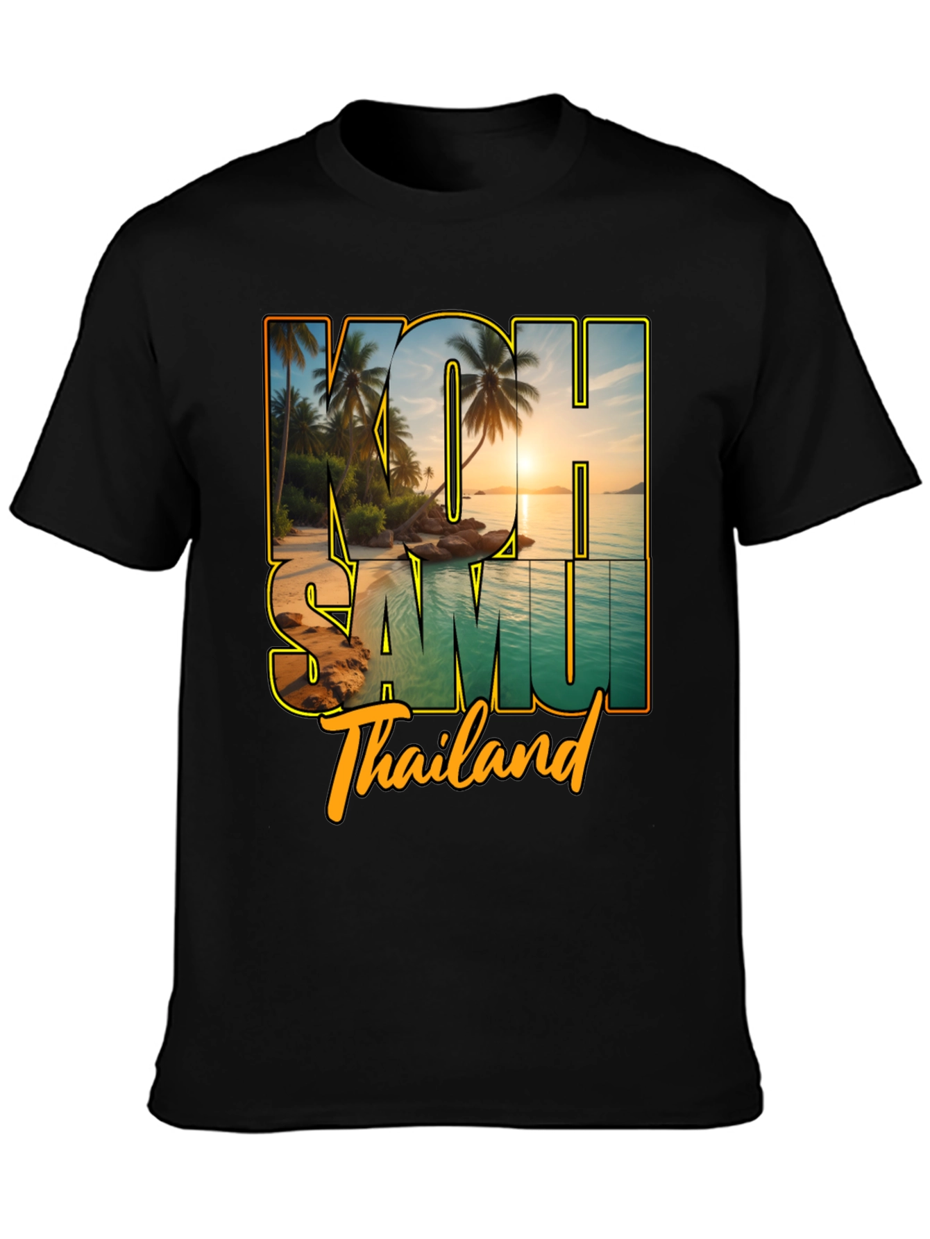 Koh Samui Thailand Graphic Tee - Island Paradise Shirt